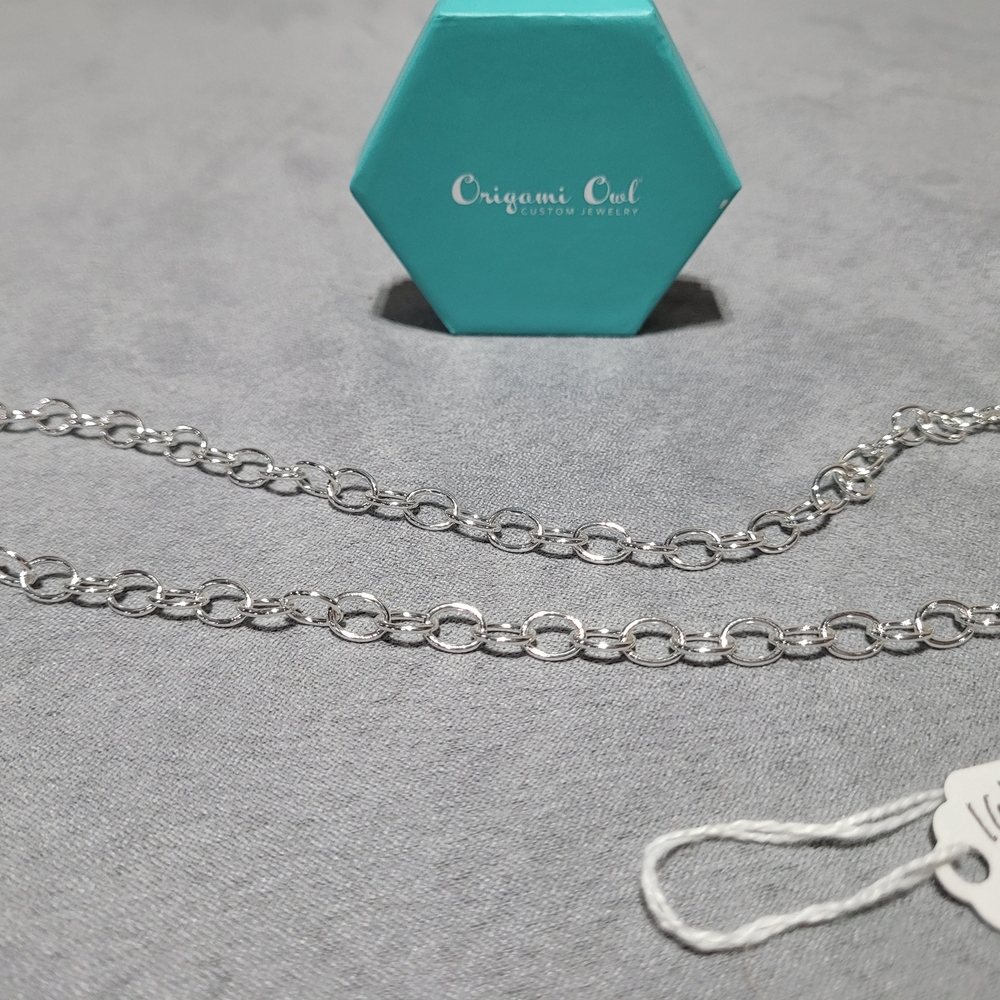 Origami Owl Silver Necklace